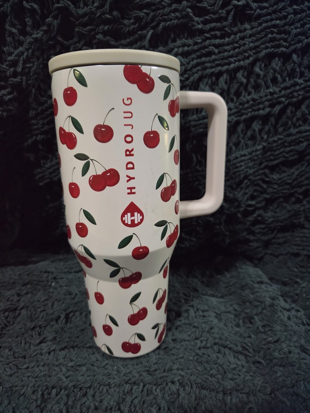 HydroJug Traveler in the limited edition Cherries